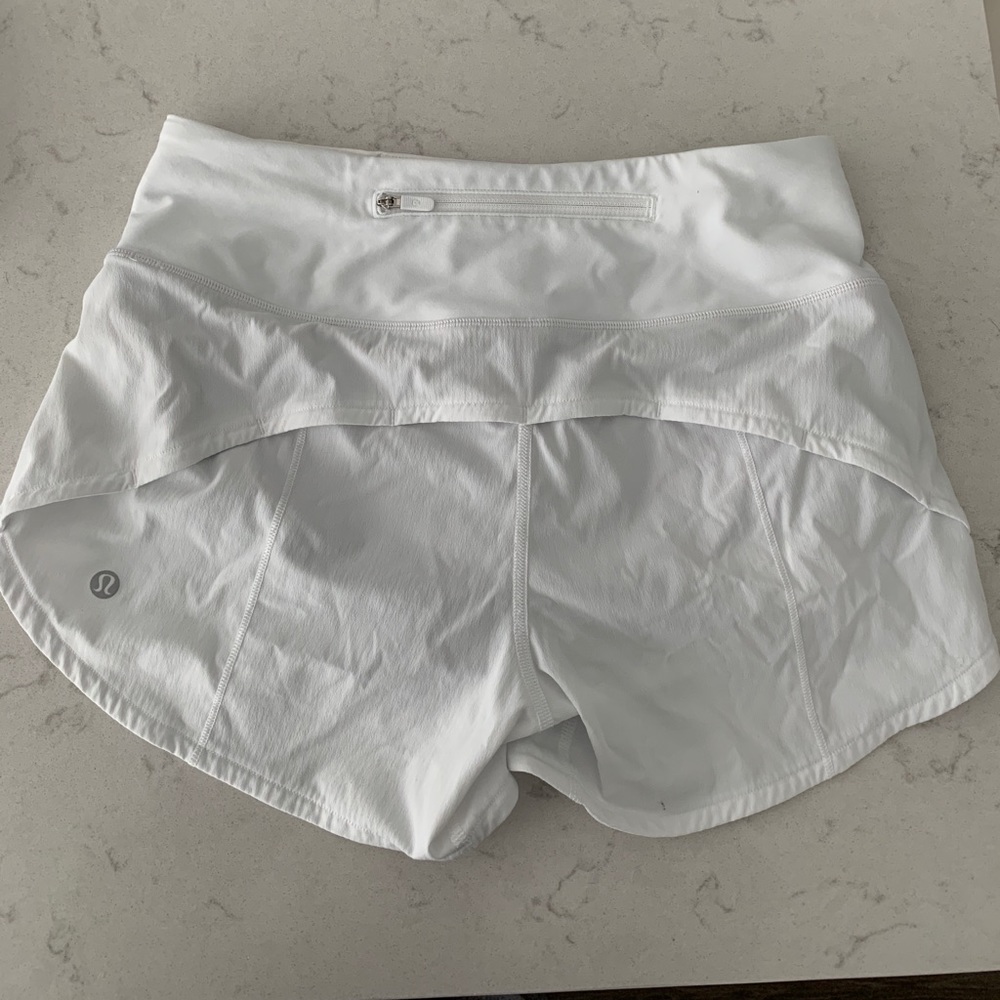 White Lululemon Shorts
